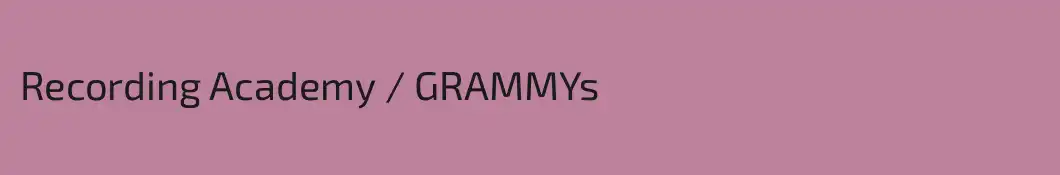 Recording Academy / GRAMMYs